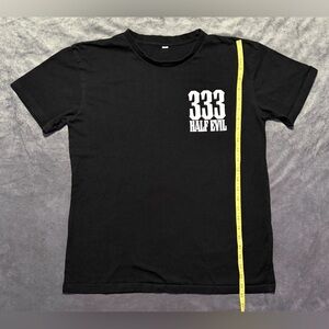 Half Evil 333 Men’s 5th Year Anniversary T Shirt SIZE LARGE
